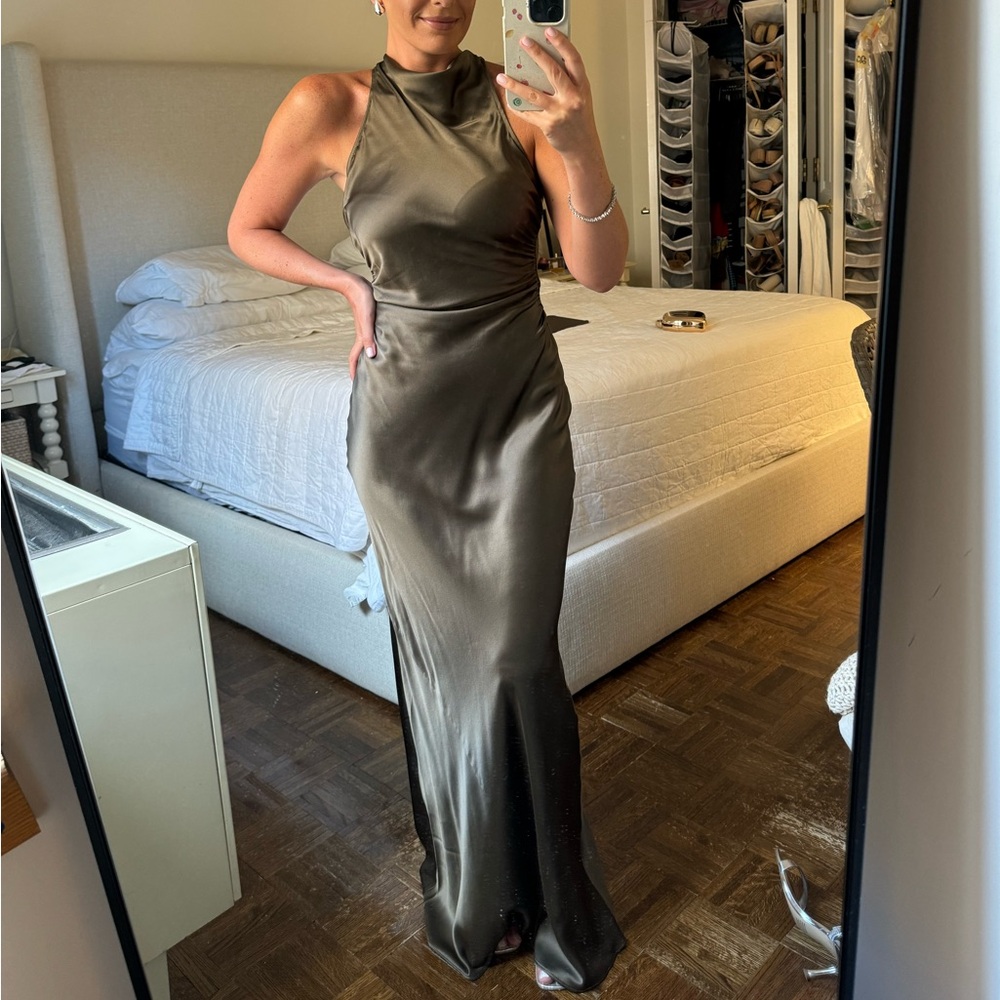Reformation Anaiis Silk Dress